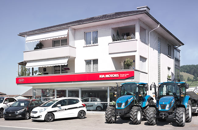 Kia und New Holland Traktoren Vertretung